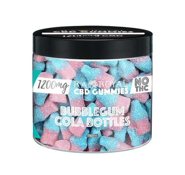 R.A. Royal Gummies: CBD Gummy Bubblegum Cola Jar (1200 MG)