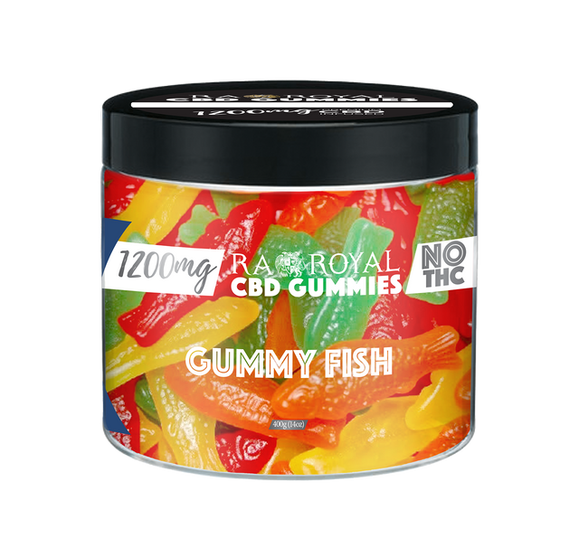 R.A. Royal Gummies: CBD Fish Gummy Jar (1200 MG)