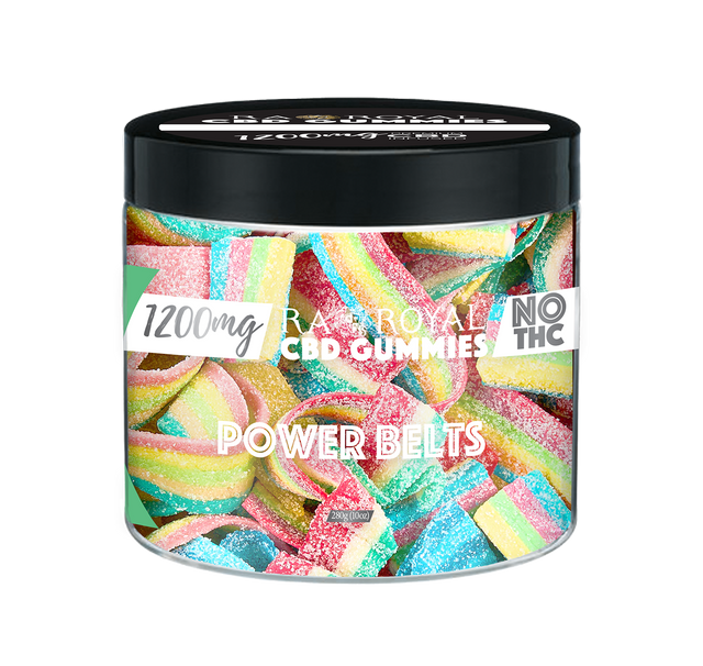 R.A. Royal Gummies: CBD Power Belt Gummy Jar (1200 MG)