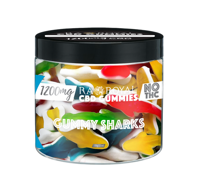 R.A. Royal Gummies: CBD Gummy Shark Jar (1200 MG)