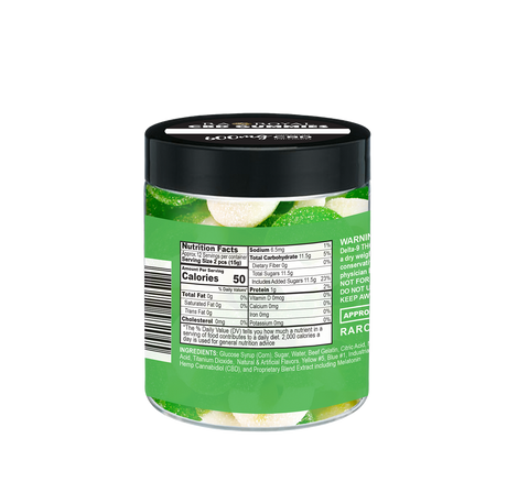 R.A. Royal Gummies: CBD Apple Ring Gummy Jar (600 MG)