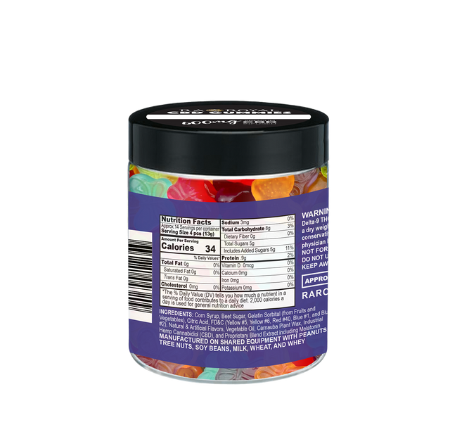 R.A. Royal Gummies: CBD Butterfly Gummy Jar (600 MG)
