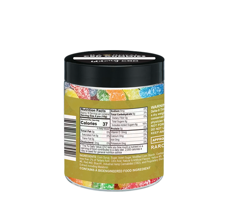 R.A. Royal Gummies: CBD Sour Kids Gummy Jar (600 MG)
