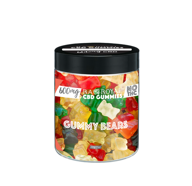 R.A. Royal Gummies: CBD Gummy Bear Jar (600 MG)