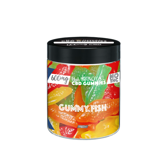 R.A. Royal Gummies: CBD Fish Gummy Jar (600 MG)
