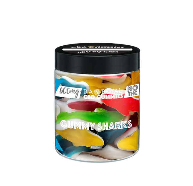 R.A. Royal Gummies: CBD Gummy Shark Jar (600 MG)