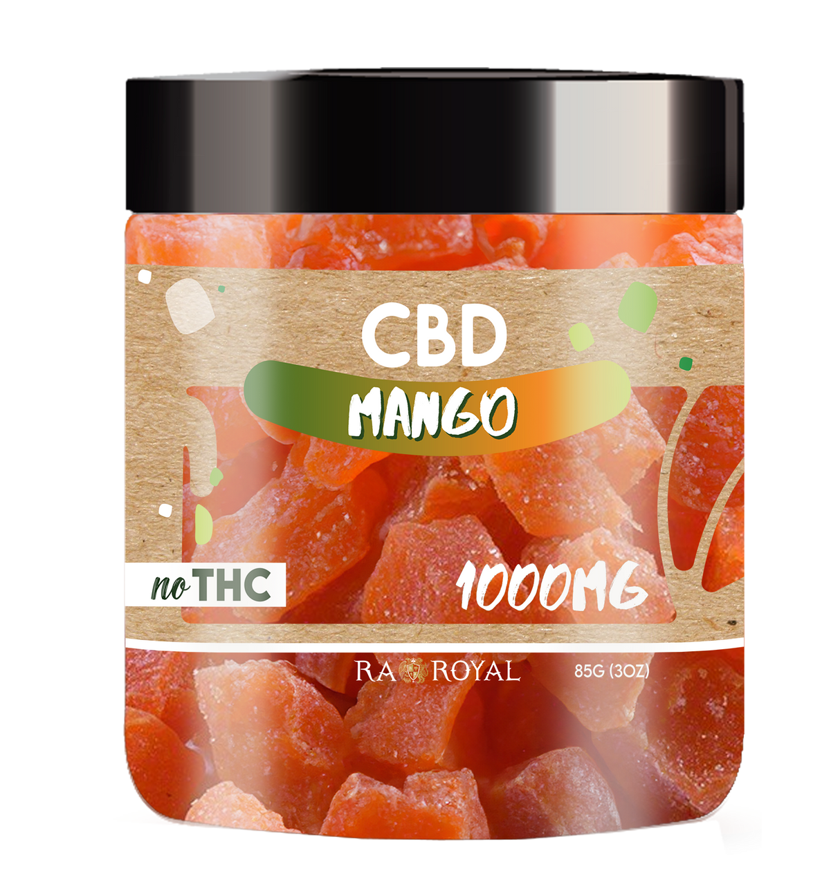 R.A. Royal Dried Fruit: CBD Mango (1000 MG)