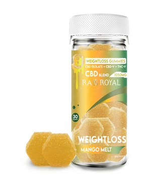 R.A. Royal CBD Weight Loss 30CT Gummy Jar: Mango Melt
