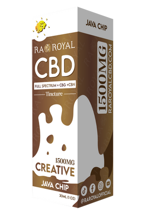 R.A. Royal CBD Blend 1,500MG Tincture: Java Chip (Creative) 