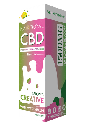 R.A. Royal CBD Blend 1,500MG Tincture: Wild Watermelon (Creative)
