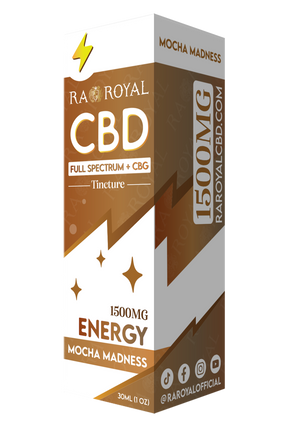 R.A. Royal CBD Blend 1,500MG Tincture: Mocha Madness (Energy)