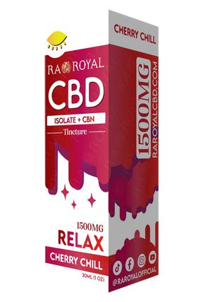 R.A. Royal CBD Blend 1,500MG Tincture: Cherry Chill (Relax)