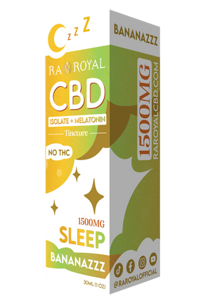 R.A. Royal CBD Blend 1,500MG Tincture: Bananazzz (Sleep)