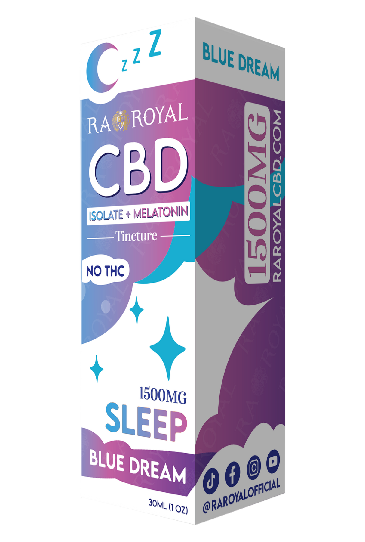 CBD Blend 1500MG Tincture: Blue Dream (Sleep)