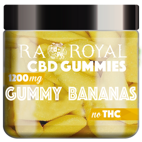 R.A. Royal Gummies CBD Banana Gummy Jar (1200 MG)