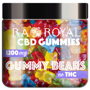 R.A. Royal Gummies CBD Gummy Bear Jar (1200 MG)