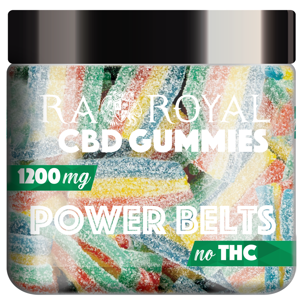 R.A. Royal Gummies: CBD Power Belt Gummy Jar (1200 MG)