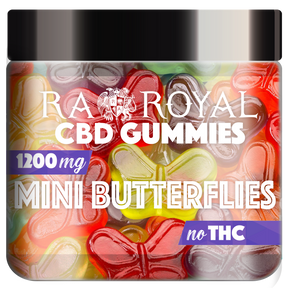 R.A. Royal Gummies CBD Butterfly Gummy Jar (1200 MG)