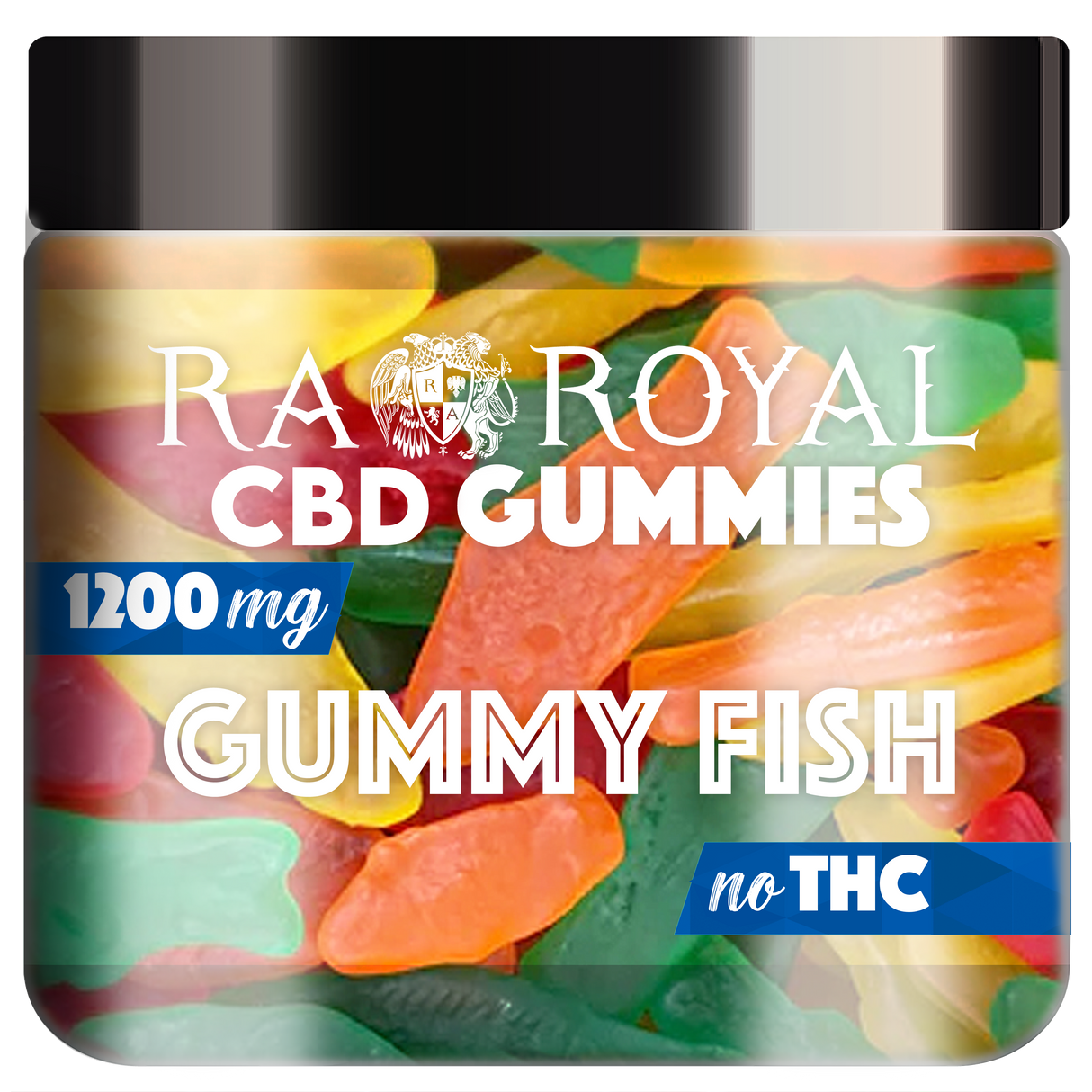 R.A. Royal Gummies: CBD Fish Gummy Jar (1200 MG)