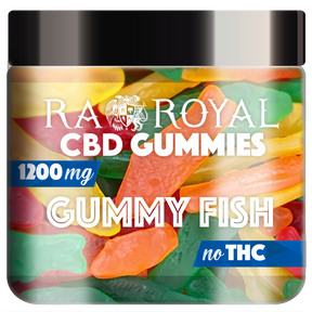 R.A. Royal Gummies CBD Fish Gummy Jar (1200 MG)