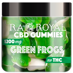 R.A. Royal Gummies CBD Gummy Green Frog Jar (1200 MG)