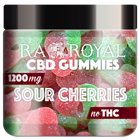 R.A. Royal Gummies CBD Sour Cherry Gummy Jar (1200 MG)