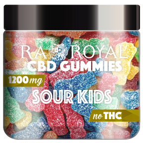 R.A. Royal Gummies CBD Sour Kids Gummy Jar (1200 MG)
