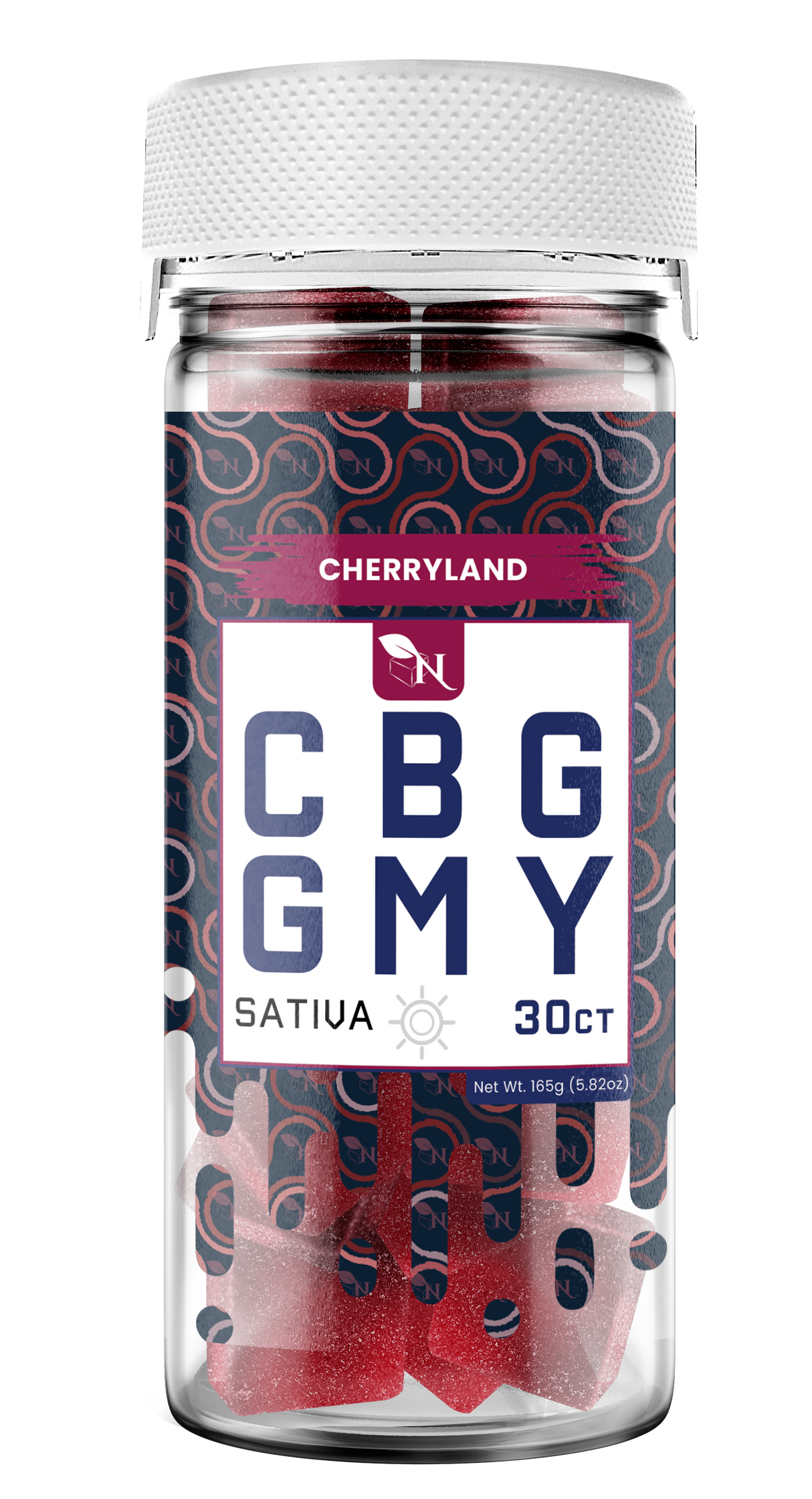 AGFN CBG Gummy: Cherryland Sativa (1500MG)