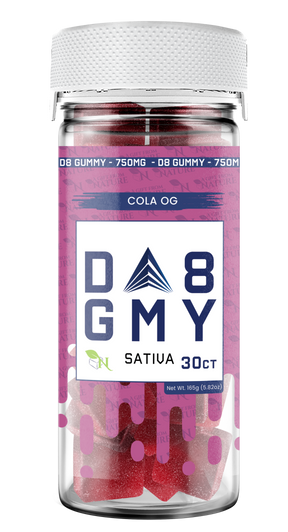 A Gift From Nature Delta 8 Sativa Gummy: Cola OG