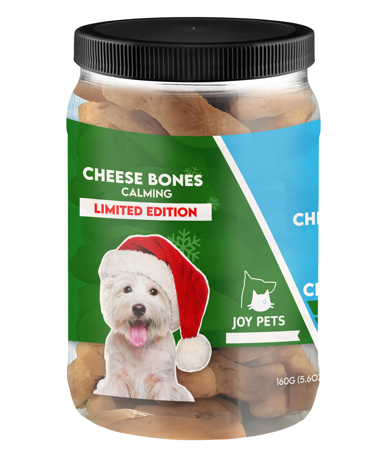 JoyPets CBD Dog Treats Christmas Edition: Cheese Bones