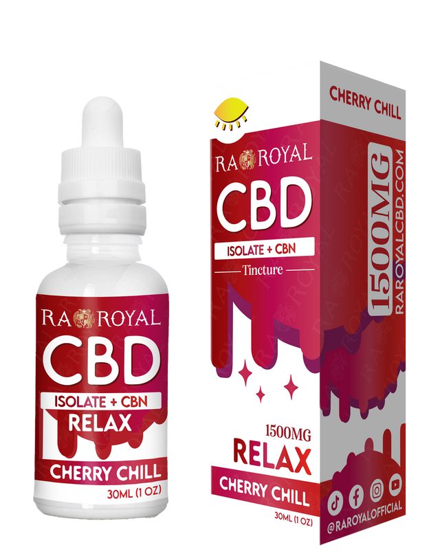 CBD Blend 1500MG Tincture: Cherry Chill (Relax)