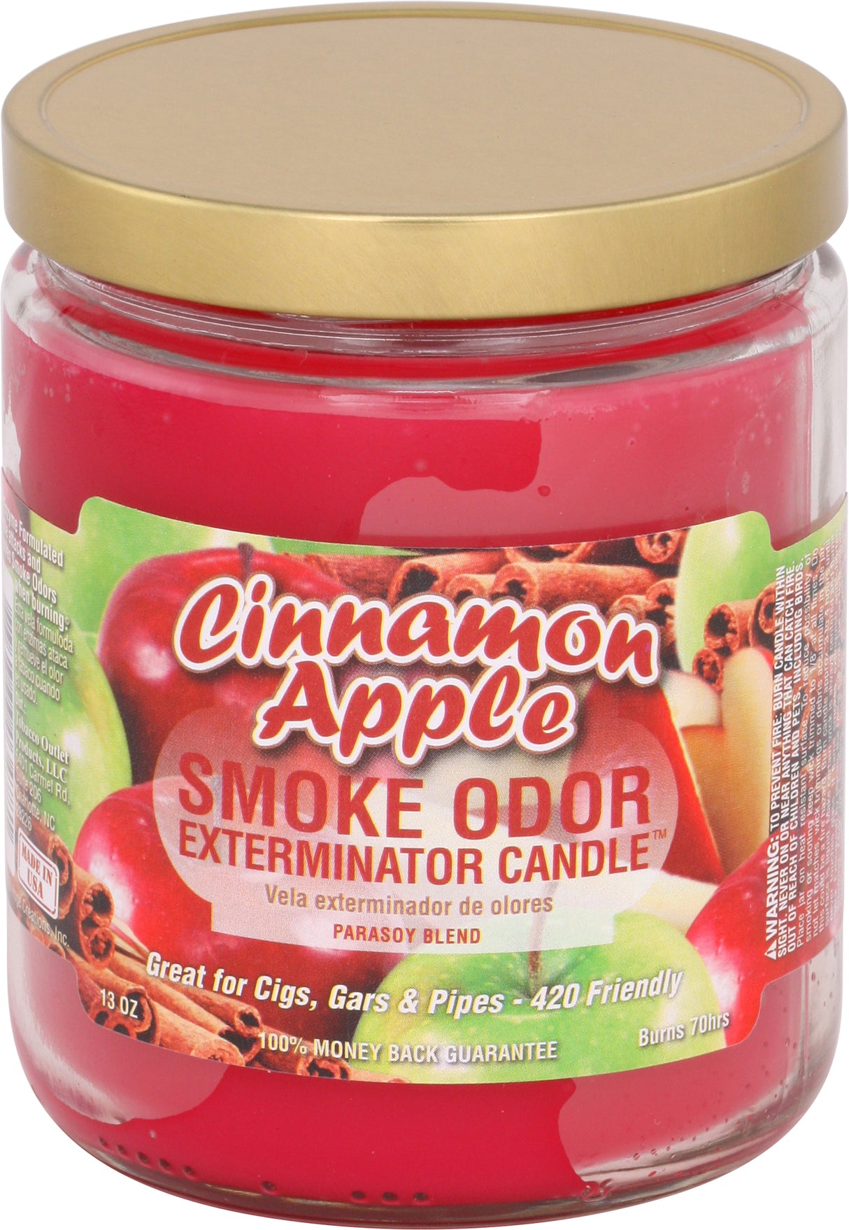 Smoke Odor 13 Oz. Candle: Cinnamon Apple