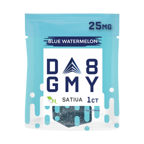 A Gift From Nature Delta 8 Sativa 50CT Single Gummies: Blue Watermelon