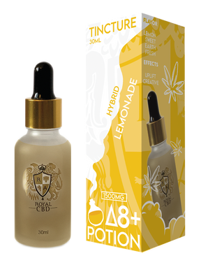 RA Royal 1500MG D8+ Tincture: Lemonade (Hybrid)