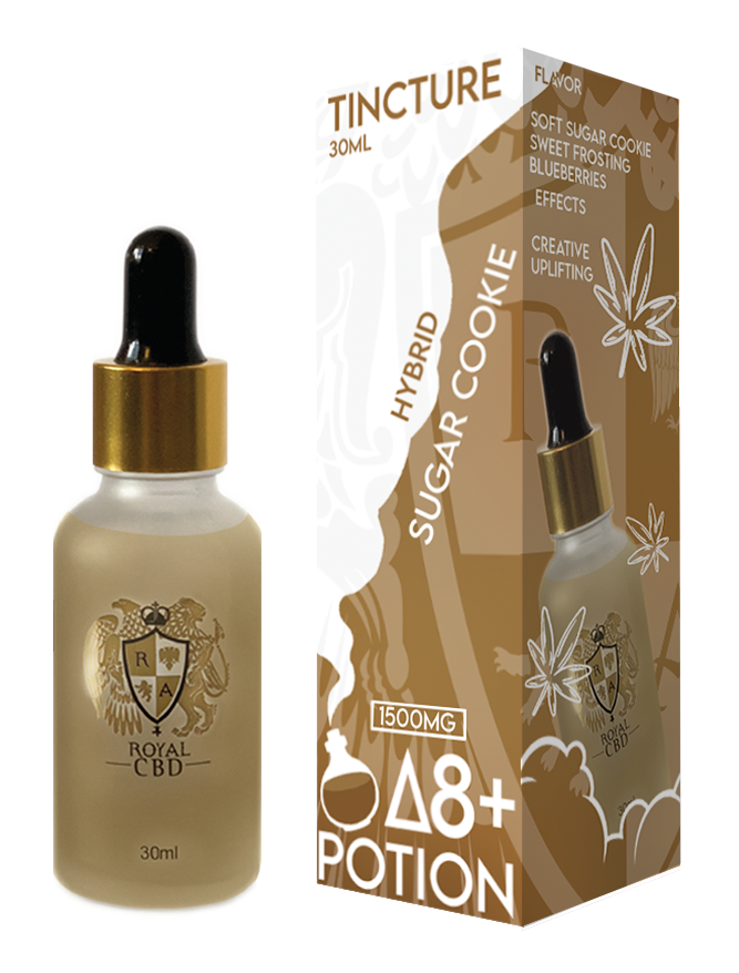 RA Royal 1500MG D8+ Tincture: Sugar Cookie (Hybrid)
