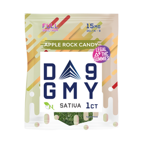 A Gift From Nature Delta-9 Single Sativa Gummy 50CT Box: Apple Rock Candy