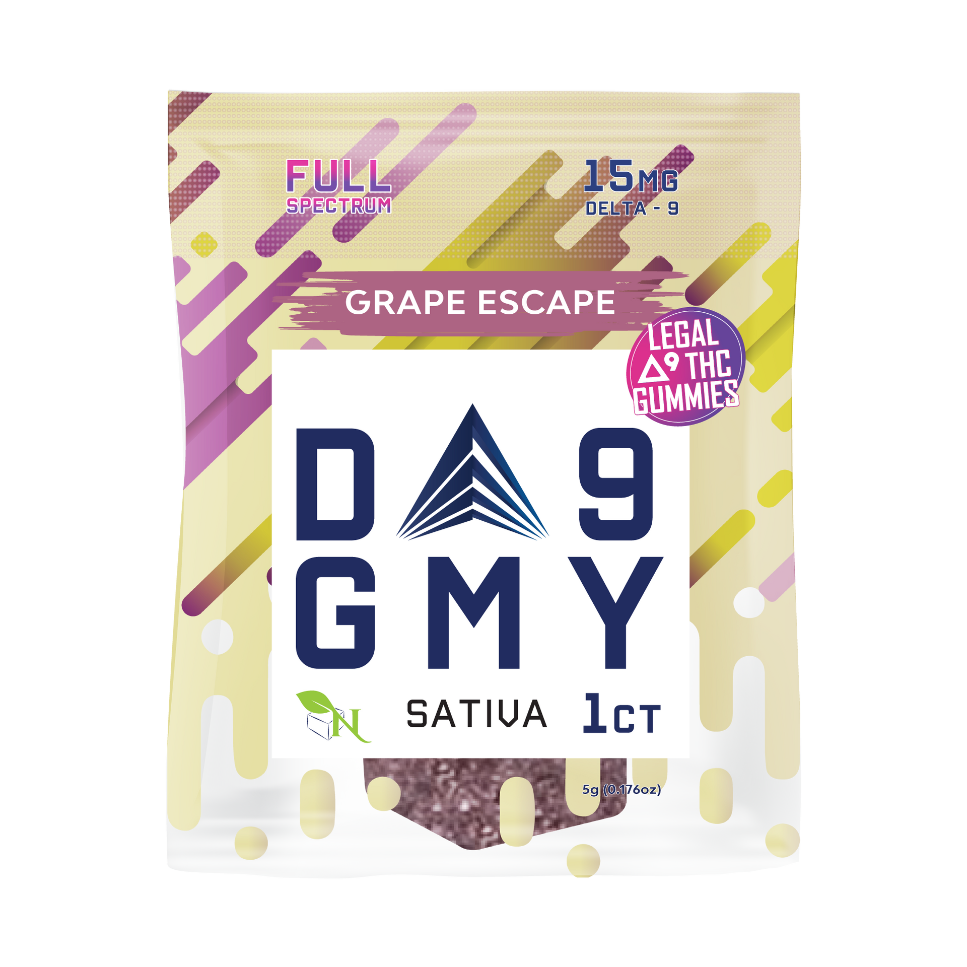 Delta-9 Sativa Grape Gummies 50CT | A Gift From Nature – RA Royal