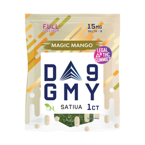A Gift From Nature Delta-9 Single Sativa Gummy 50CT Box: Magic Mango