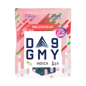 A Gift From Nature Delta-9 Single Indica Gummy 50CT Box: Melonhead