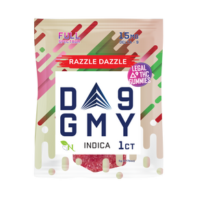 A Gift From Nature Delta-9 Single Indica Gummy 50CT Box: Razzle Dazzle