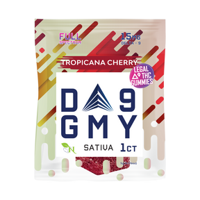 A Gift From Nature Delta-9 Single Sativa Gummy 50CT Box: Tropicana Cherry