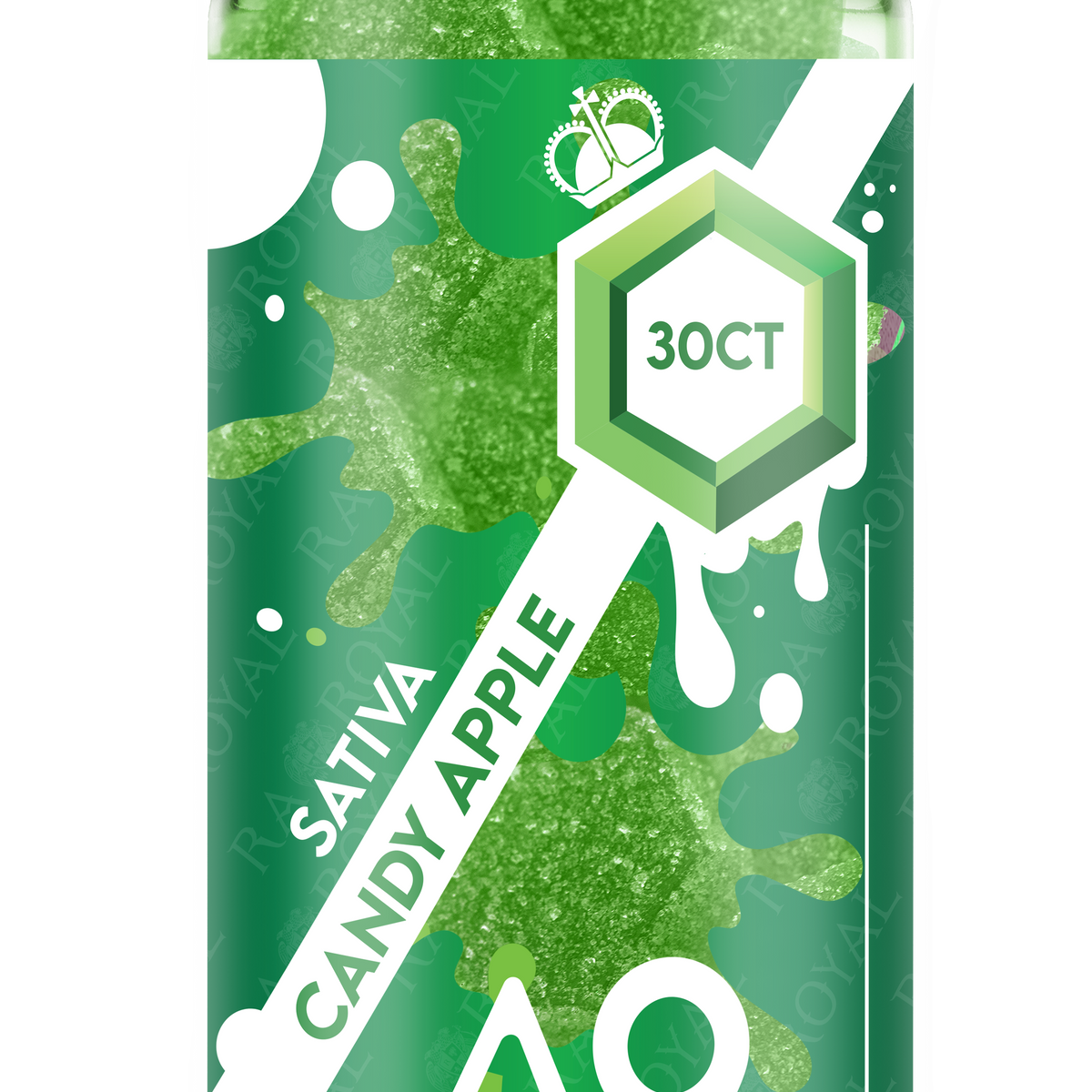 Delta 9 1,050MG 30CT Gummy: Candy Apple (Sativa) – RA Royal