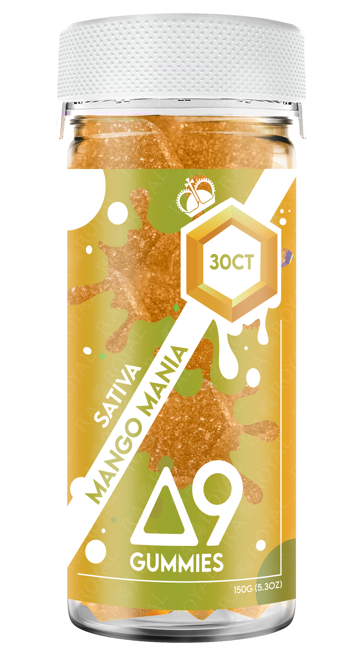Delta 9 1,050MG 30CT Gummy: Mango Mania (Sativa)
