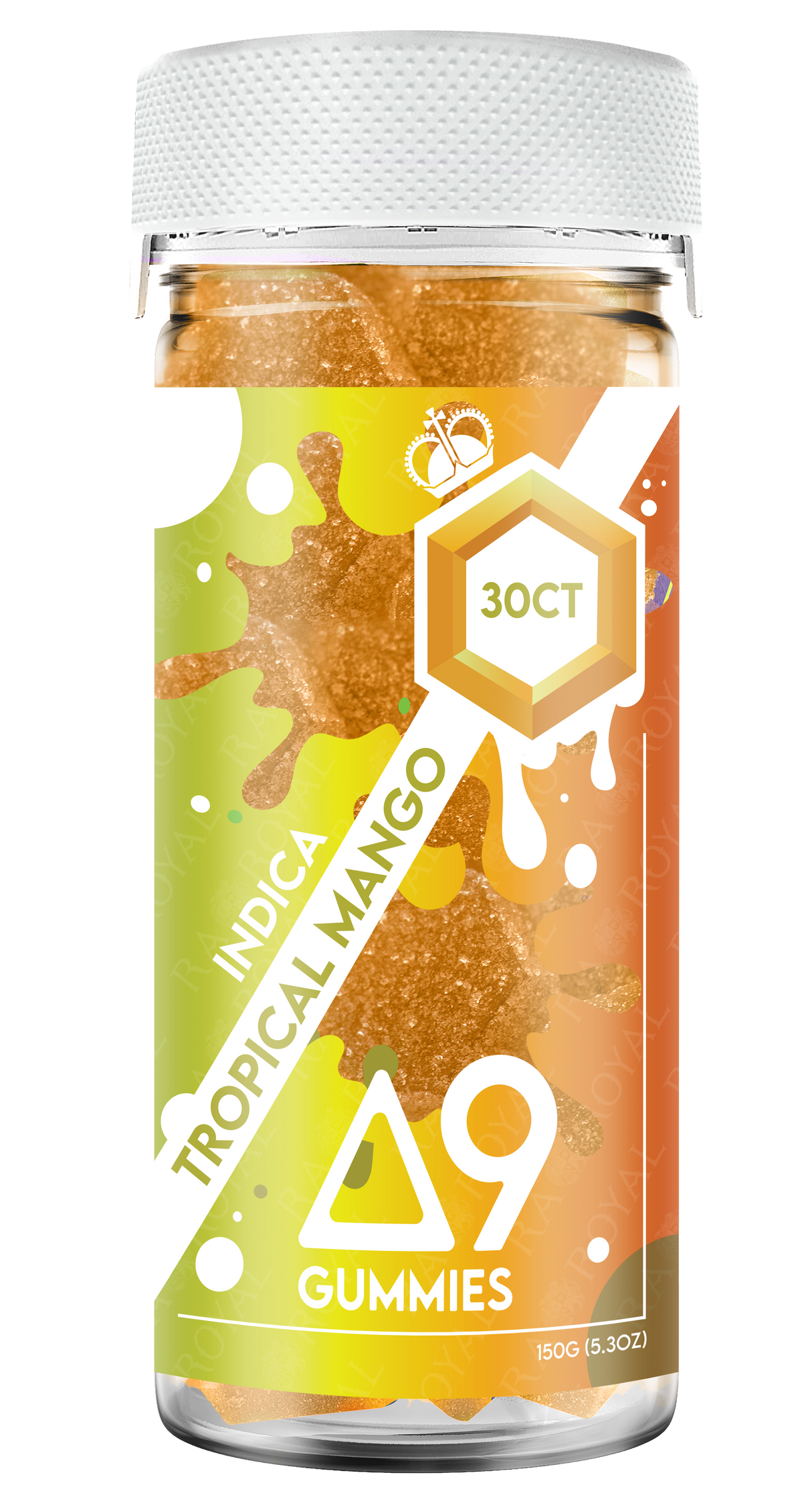 Delta 9 1,050MG 30CT Gummy: Tropical Mango (Indica)