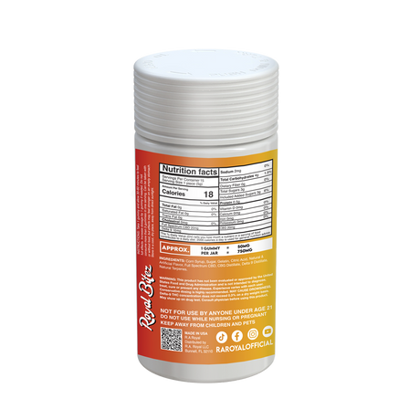 Royal Bitez Delta 9 15CT Gummy: Cherry (Sativa)