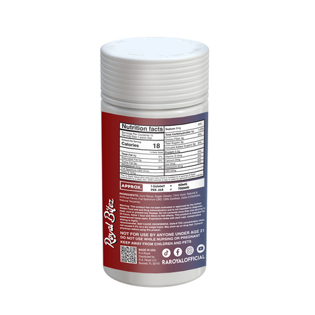 Royal Bitez Delta 9 15CT Gummy: Cola (Indica)