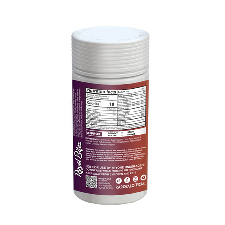 Royal Bitez Delta 9 15CT Gummy: Fruit Punch (Hybrid)