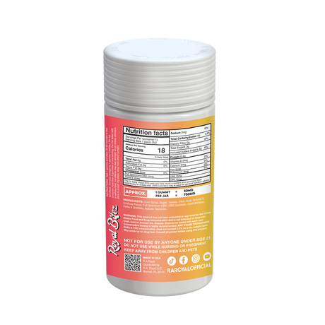 Royal Bitez Delta 9 15CT Gummy: Peach (Hybrid)