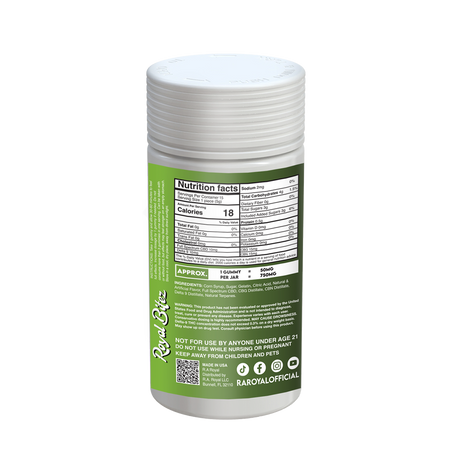 Royal Bitez Delta 9 15CT Gummy: Pineapple (Hybrid)