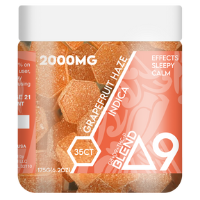 RA Royal 2000MG 35CT Delta 9 Blend Gummy Jar: Grapefruit Haze (Indica)
